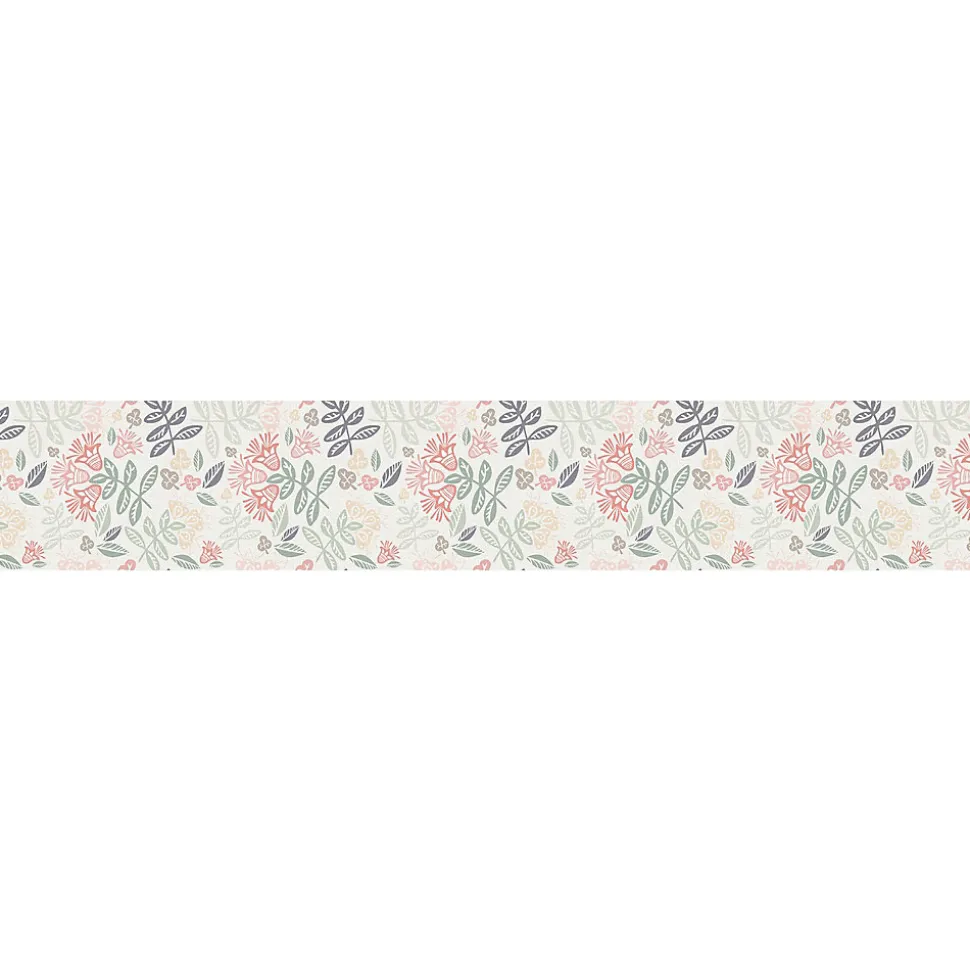 Tapis de Cuisine antidérapant en Vinyle Tissu Floral 50x300