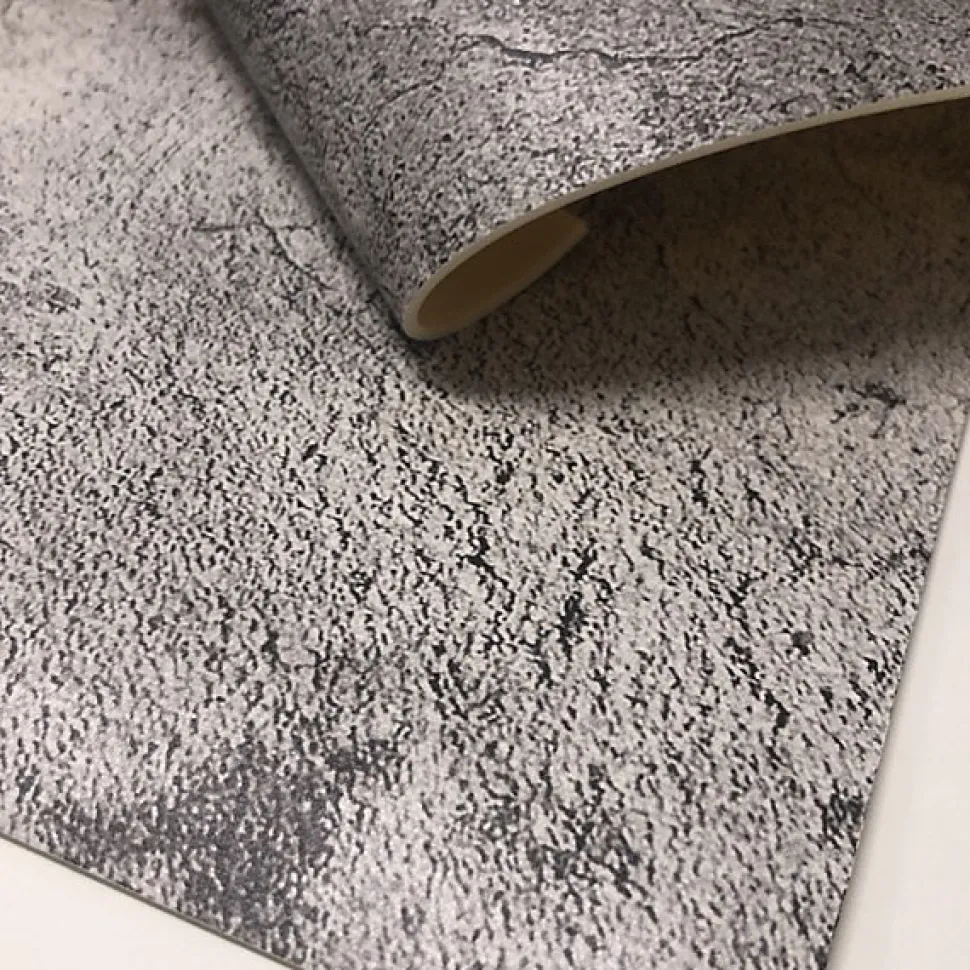 Tapis de Cuisine antidérapant en Vinyle Ciment 50x120 cm