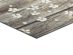 Tapis de cuisine ATTICGO marron rectangulaire dessins de printemps 52x100 cm SPRINTY