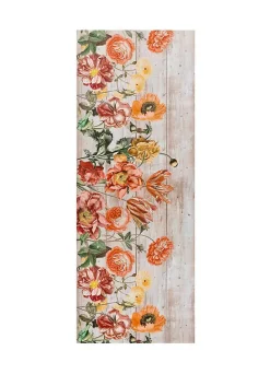 Tapis de cuisine ATTICGO multicolore rectangulaire dessins avec des fleurs 52x100 cm RICCI