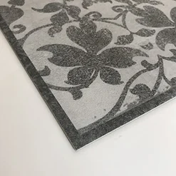 Tapis de Cuisine en Vinyle Antidérapant Ciment Damassé 50x240