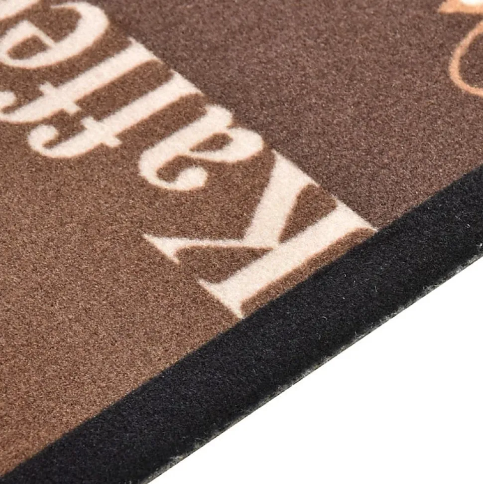 Tapis de cuisine lavable Marron café 60x180 cm