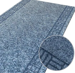 Tapis de cuisine sur mesure, Primaverum, Bleu acier 66 x 150 cm