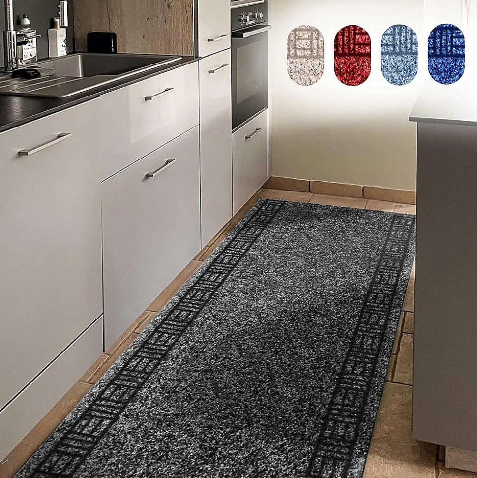 Tapis de cuisine sur mesure, Primaverum, Anthracite 66 x 350 cm