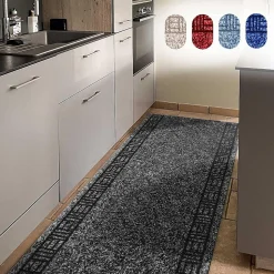 Tapis de cuisine sur mesure, Primaverum, Anthracite 66 x 300 cm