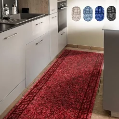 Tapis de cuisine sur mesure, Primaverum, Rouge 66 x 350 cm