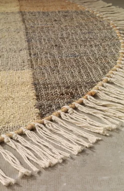 Tapis de jute laine et coton 120x180 cm