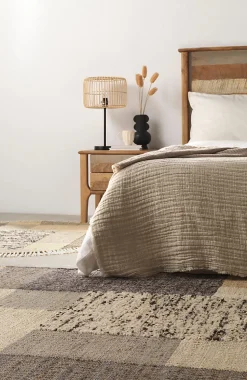 Tapis de jute laine et coton 120x180 cm