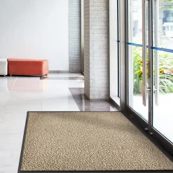 Tapis de Porte Paillasson d'entrée SKY Performa, Ocre-noir, 90 x 300 cm