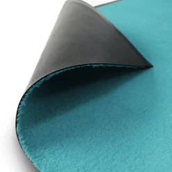 Tapis de Porte Paillasson d'entrée Monochrom Turquoise 120 x 100 cm - Floordirekt