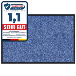 Tapis de Porte Paillasson d'entrée Rhine Bleu 60 x 90 cm