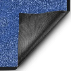 Tapis de Porte Paillasson d'entrée Rhine Bleu 60 x 90 cm