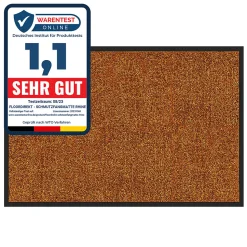 Tapis de Porte Paillasson d'entrée Rhine Marron 40 x 60 cm