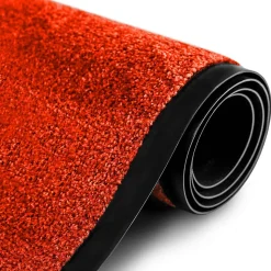 Tapis de Porte Paillasson d'entrée Rhine Rouge 90 x 120 cm
