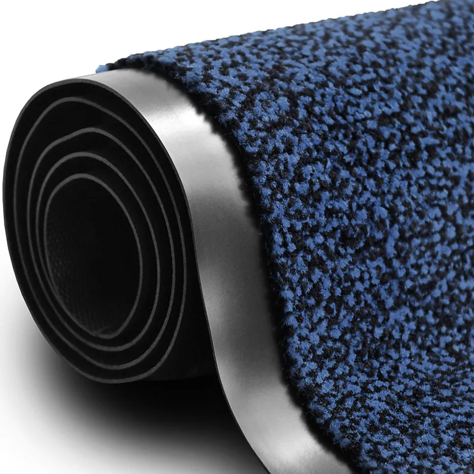 Tapis de Porte Paillasson d'entrée SKY Bleu 90 x 120 cm - Floordirekt