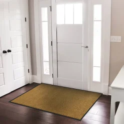 Tapis de Porte Paillasson d'entrée Rhine Beige 90 x 150 cm