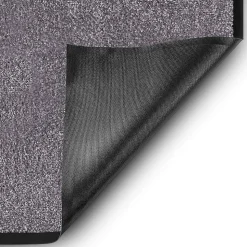 Tapis de Porte Paillasson d'entrée Rhine Gris 90 x 150 cm