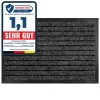 Tapis de Porte Paillasson d'entrée Dura Anthracite 50 x 80 cm