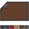 Tapis de Porte Paillasson d'entrée SKY terre-Noir 40 x 60 cm