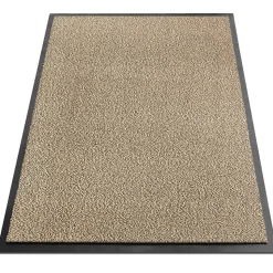 Tapis de Porte Paillasson d'entrée SKY moutarde-noir 60 x 180 cm - Floordirekt