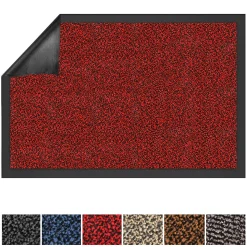 Tapis de Porte Paillasson d'entrée SKY Rouge 80 x 120 cm