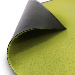 Tapis de Porte Paillasson d'entrée Monochrom Vert citron 90 x 150 cm - Floordirekt
