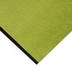 Tapis de Porte Paillasson d'entrée Monochrom Vert citron 90 x 150 cm - Floordirekt