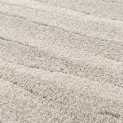Tapis de salon doux à motif organique - Nube - Beige et crème - 120 x 170 cm