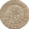 Tapis de salon rond en jute Structure ø90 cm
