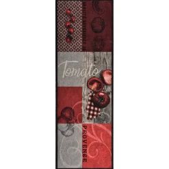 Tapis de sol de cuisine lavable Tomate 45x150 cm