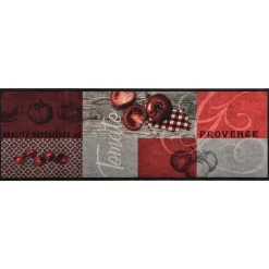 Tapis de sol de cuisine lavable Tomate 45x150 cm