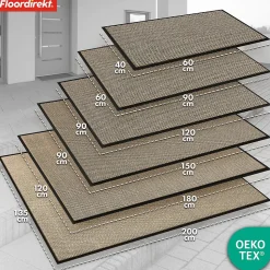 Tapis de sol SKY Novo, Ocre-Noir 40 x 60 cm