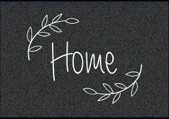 Tapis d'entrée absorbant en polyamide imprimé home chat L.60 x l.40 cm