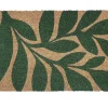 Tapis d'entrée absorbant fibres de coco feuillage vert l L.40 x l.60 cm