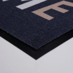 Tapis d'entrée absorbant polyamide anthracite strié L.60 x l.40 cm