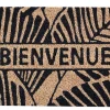 Tapis d'entrée coco bienvenue L.50 x l.25 cm