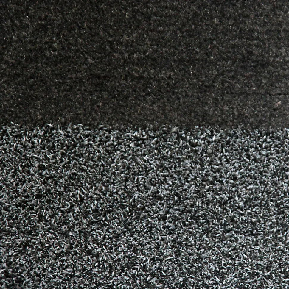 Tapis d'entrée Cres GoodHome gris L.60 x l.90 cm