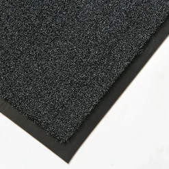 Tapis d'entrée Cres GoodHome gris L.60 x l.90 cm