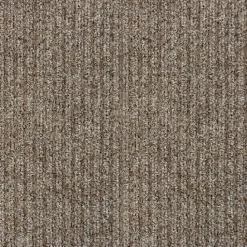 Tapis d'entrée côtelé antisalissures & antidérapant - 1er prix - Beige - Rouleau de 1m x 1m