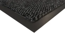 Tapis d'entrée gris absorbant L.118 x l.78 cm