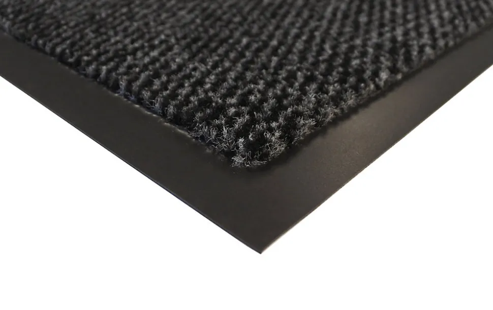 Tapis d'entrée gris absorbant L.118 x l.78 cm