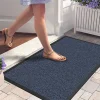 Tapis d'entrée paillasson d'accueil antipoussière Taille - BLEU-60X90