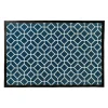 Tapis d'entrée polypropylène Boykins GoodHome motif vert L.60 x l.90 cm