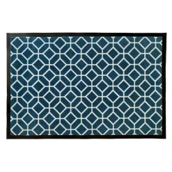 Tapis d'entrée polypropylène Boykins GoodHome motif vert L.60 x l.90 cm