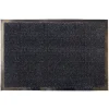 Tapis d'entrée polypropylène Boykins GoodHome gris foncé L.60 x l.90 cm