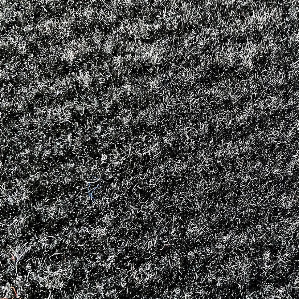 Tapis d'entrée polypropylène Boykins GoodHome gris foncé L.60 x l.90 cm
