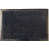 Tapis d'entrée polypropylène Boykins GoodHome gris foncé L.60 x l.40 cm