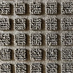 Tapis d'entrée polypropylène Boykins GoodHome gris L.60 x l.90 cm