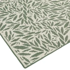 Tapis d'extérieur Ilanga vert 100x150cm - Atmosphera