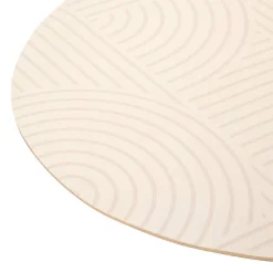 Tapis diatomite anti-dérapant L120cm oval - Noir- 5five